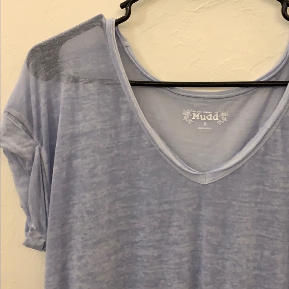 Women’s Baby Blue Basic Tee - Picture 2 of 4